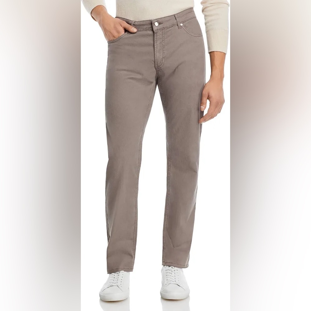 Peter Millar Mens Pants 38x30 Taupe‎ Chino Casual Golf Straight Fit